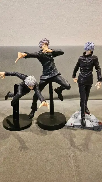 주술회전 고죠 사토루 피규어 3체 세트