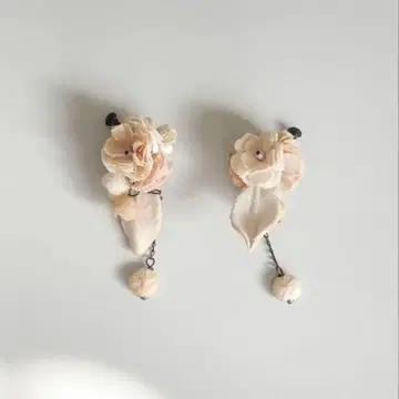 Veriteco 염화 귀찌 플라워 앤티크풍 빈티지 느낌