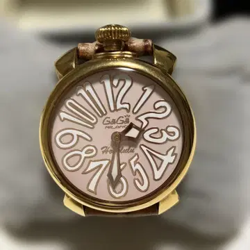 GaGa MILANO 손목시계 핑크 골드