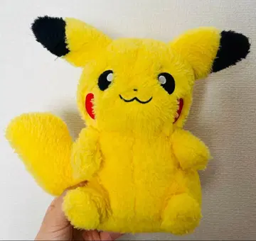 피카츄 봉제 인형 귀가 움직여요! 손바닥보다 조금 큰 사이즈 삐요코링