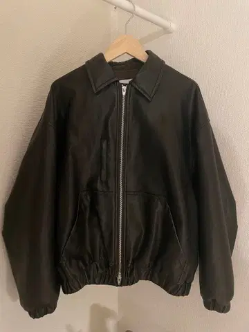 converse tokyo 페이크 가죽 자켓