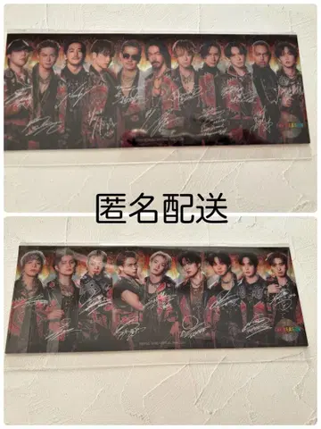 EXILE THE REASON 팬클럽 회원 한정판 클리어 카드 2장 세트