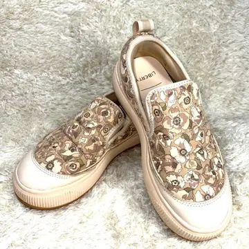 PUMA*리버티 콜라보 꽃무늬 슬립온 스니커즈 베이지 계열