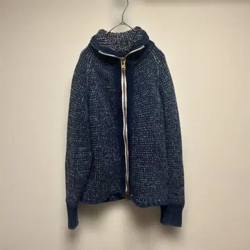 90s 인디고 코위찬 니트 TALONZIP