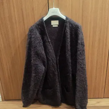 요크 4COLOR MIX JACQUARD MOHIAR CARDIGAN