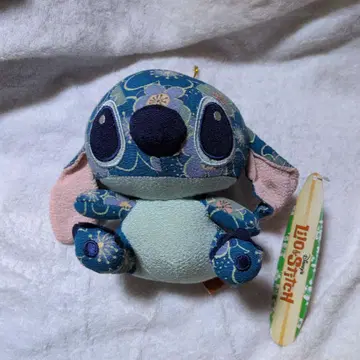 디즈니 크레이프 원단 일본풍 패턴 스티치 봉제 인형