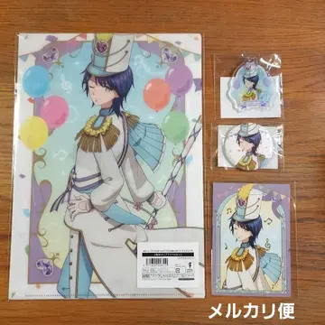 프리파라 마루쿠지 코요이 혜택/아크링 키링/캔뱃지/파일 세트