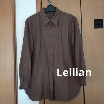Leilian 긴팔 셔츠 블라우스