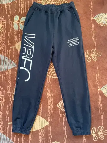 새상품급 [ VBFC ] 스웨트 팬츠 블랙 사이즈 M 와이드