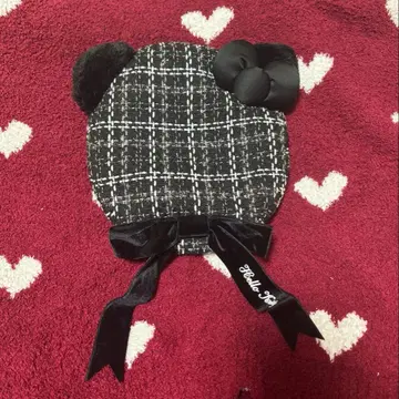 키티 베레모 트위드 USJ 유니버셜