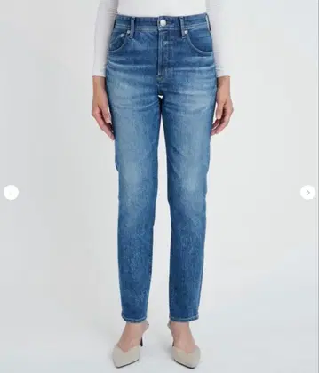 YANUK RUTH 23 프리미엄 유즈드 블루 슬림 테이퍼트