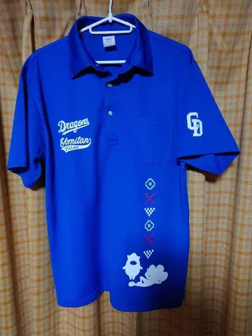 주니치 드래곤즈 응원 T셔츠 (요미탄 구장 한정 판매) 블루 L 사이즈