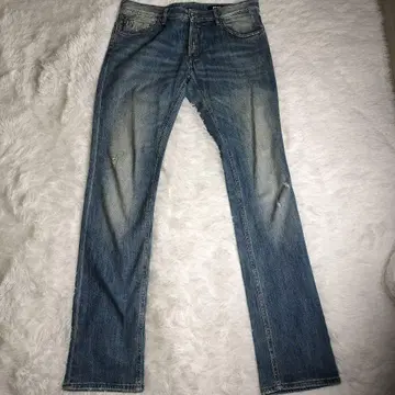 just cavalli 슬림 청바지 32 데미지 진