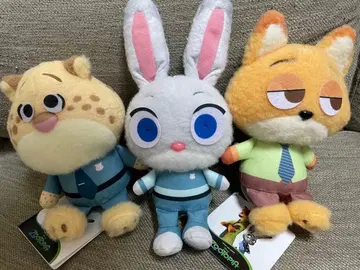 주토피아 복슬복슬 봉제 인형 3종 세트