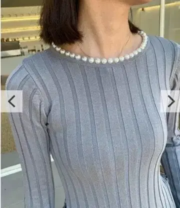 [ 새상품급 ] BIRTHDAY BASH 펄 니트 ( 그레이 )