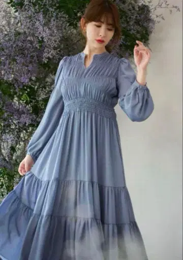 herlipto Back Ribbon Tiered Satin Dress