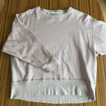 harmonie 와이드 풀오버 핑크 베이지