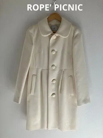 ROPE' PICNIC 로페피크닉 울 롱 코트 화이트