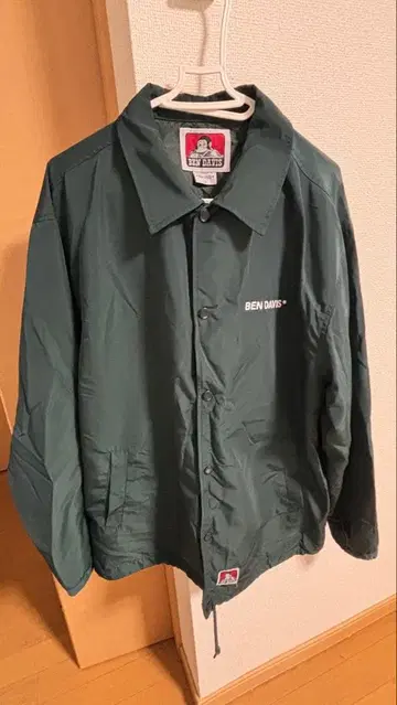 벤 데이비스 다크 그린 나일론 자켓