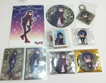 메메마을 RED 도쿄 타워 Latte님 캔뱃지 코스터 클리어 카드