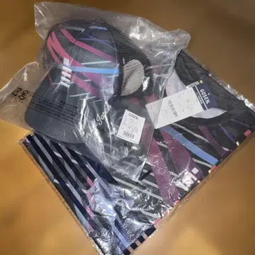 [ 새상품 미사용 ] GOSEN 멀티 컬러 캡 T셔츠 세트 L 사이즈