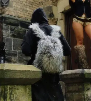 opiumu y2k 퍼 백팩