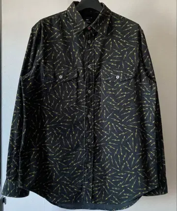 영국발 폴스미스 빅 코듀로이 셔츠 화살표 패턴 arrow 일본제