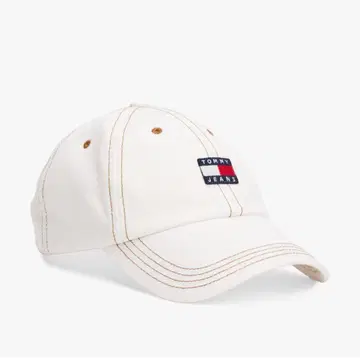 Tommy Jeans 헤리티지 데님 캡 화이트