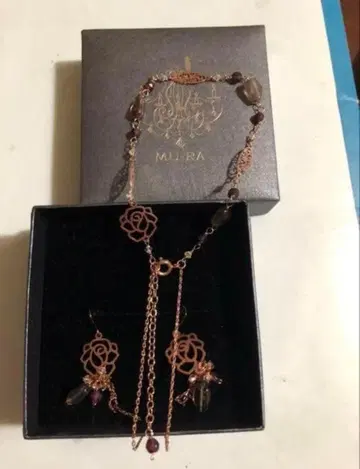 22 ] MU-RA 팔찌 귀걸이 세트 골드