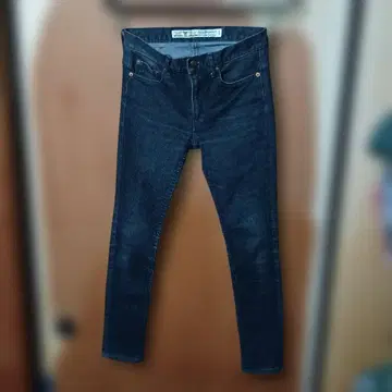 BED & BREAKFAST 스키니 데님 다크 데님