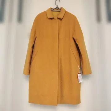 리버서블! DoCLASSE 울 캐시미어 혼방 머스타드 코트