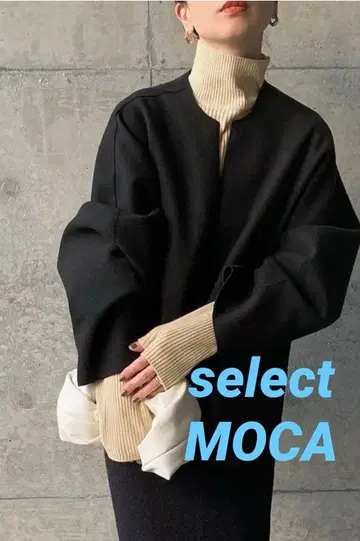 미사용 새상품 셀렉 모카 byson 키넥 오버 풀오버 블랙