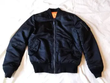 Alpha 알파 블랙 MA-1 XL 플라이트 자켓 블랙