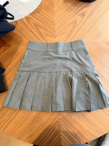 Jack Bunny!! 그레이 플리츠 스커트 사이즈 1
