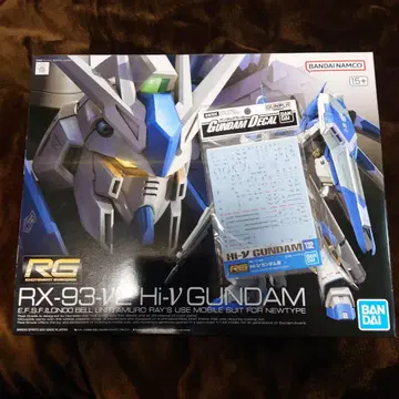 RG RX-93-V2 Hi-vGundam +Hi-v 정품 수전사 데칼