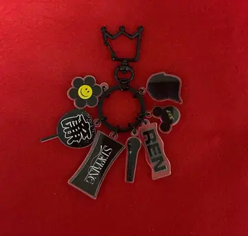 King & Prince 킹프리 나가세 렌 키링 참 미니 부채