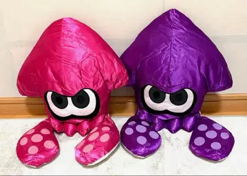닌텐도 스프라툰 오징어 봉제 인형 2체 세트