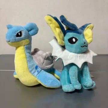 [ 새상품급 ] 포켓몬 fit 라프라스 샤미드 봉제 인형 세트