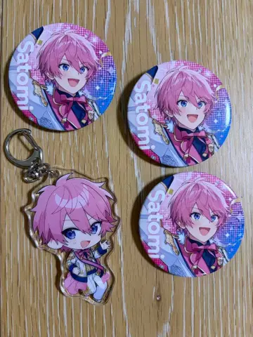 스토푸리 사토미군 스토페스 2025 캔뱃지 3개 아크릴 키링