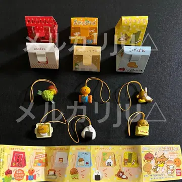 산엑스 파티 이타다키마스코토 6종 컴프 세트 [ 당시물 레어 ]