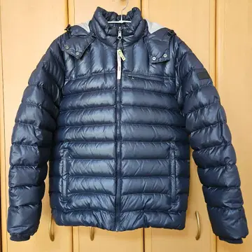 AIGLE 네이비 다운 자켓 L