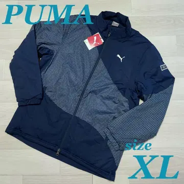 PUMA 골프 하이퍼 스트레치 컬러 블록 충전솜 자켓 블루종