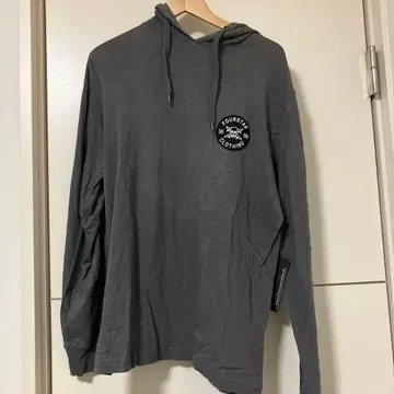 FOURSTAR 그레이 얇은 소재 T셔츠 후드티