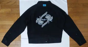 페페 진스 런던 블랙 자수 블루종