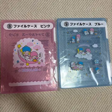 키키라라 1번 복권 파일 케이스 핑크 블루 50주년 산리오