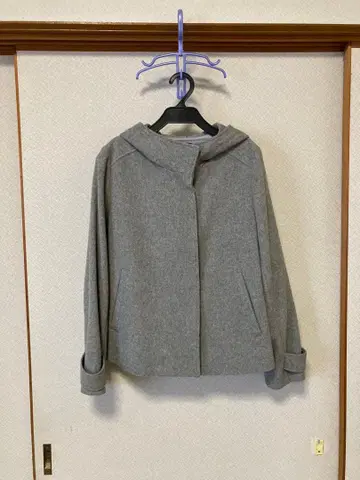 [ 새상품급 ] INDIVI 아우터 코트 후드 자켓