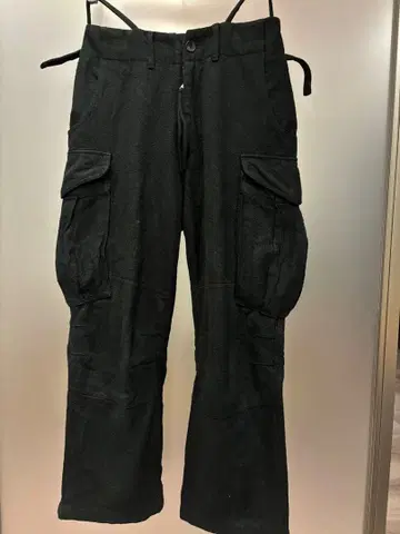 [레어] N4 두꺼운 카고 팬츠 실크