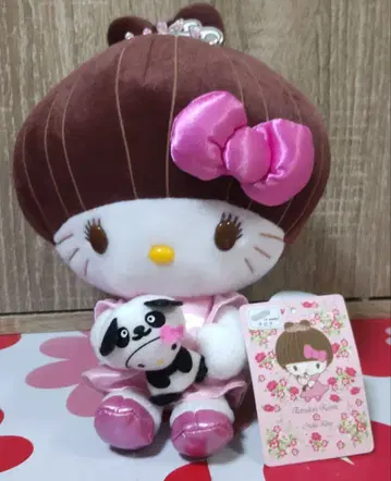 [ 레어템 ] 테츠코의 방 x 산리오 키티 콜라보 봉제 인형 택 포함