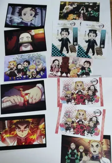 귀멸의 칼날 엽서 묶음 판매