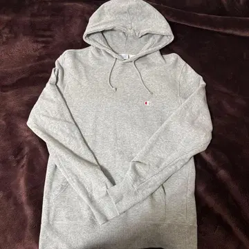 Champion 그레이 후드티 X-LARGE